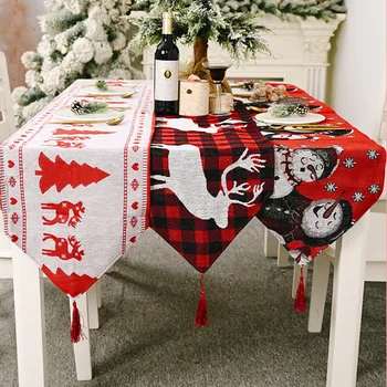 Christmas Tablecloth Nappe Rectangulaire Elk Snowman Tree Printed Table Cloth Toalha De Mesa Decoracao Para Casa Table Cover
Christmas Tablecloth Nappe Rectangulaire Elk Snowman Tree Printed Table Cloth Toalha De Mesa Decoracao Para Casa Table Cover