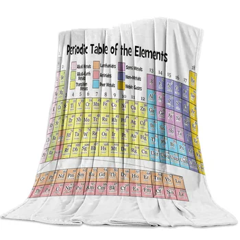 Periodic Table Of Elements Chemistry Blankets Bed Cover Flannel Throws Fleece Decorative Cozy Dining Room Bedroom Couch Blanket
Periodic Table Of Elements Chemistry Blankets Bed Cover Flannel Throws Fleece Decorative Cozy Dining Room Bedroom Couch Blanket