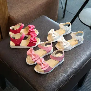 Fashion New Girls Sandals Big Filles Kid Shoes Summer Little Girl Bow Tie Princess Sandals Size 21-36
Fashion New Girls Sandals Big Filles Kid Shoes Summer Little Girl Bow Tie Princess Sandals Size 21-36
