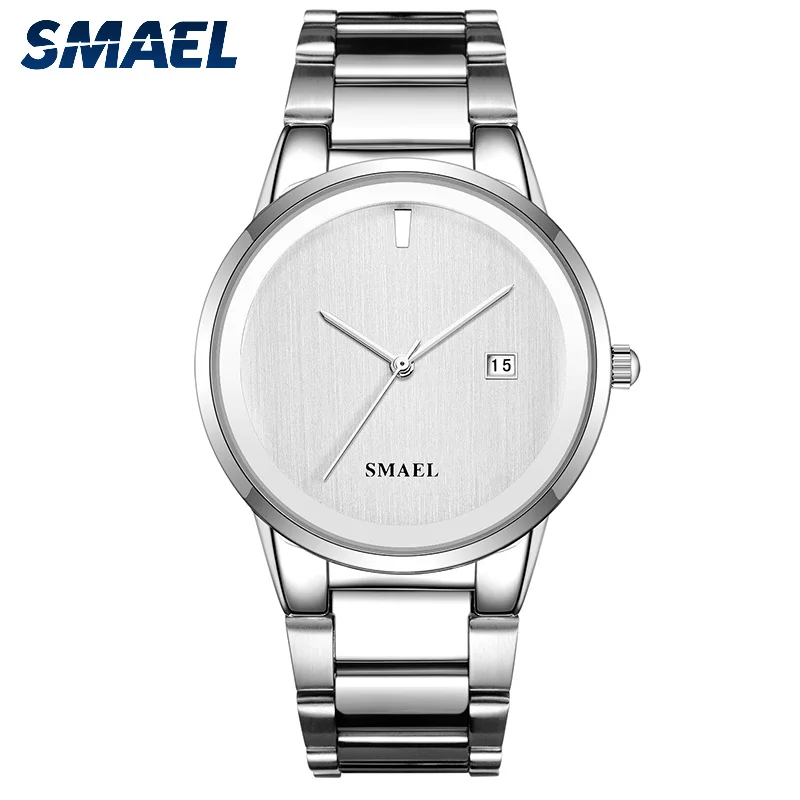 SMAEL Fashion Quartz Watch Men Black Stainless Steel Calendar Clock Male Waterproof Army Military Sports Men Wrist Watches 9004M
SMAEL Fashion Quartz Watch Men Black Stainless Steel Calendar Clock Male Waterproof Army Military Sports Men Wrist Watches 9004M