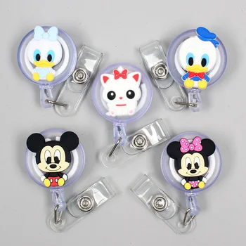 Cartoon Donald Duck Retractable Badge Reel Student Nurse Horizontal type Exhibition ID Name Card Badge Holder Office Supplies 
Cartoon Donald Duck Retractable Badge Reel Student Nurse Horizontal type Exhibition ID Name Card Badge Holder Office Supplies
