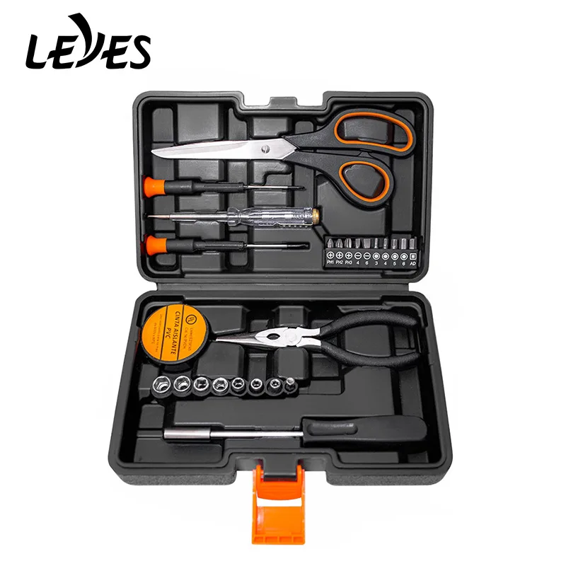 26 In 1 Hand Tools Set Box Precision Screwdriver Bit Multitool for Home Scissor Socket Ratchet Professional Car Repair Mechanica
26 In 1 Hand Tools Set Box Precision Screwdriver Bit Multitool for Home Scissor Socket Ratchet Professional Car Repair Mechanica