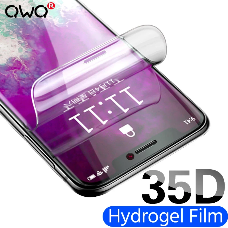 35D Screen Protector Hydrogel Film For iPhone 7 8 6 6s Plus Full Cover Protective Film For iPhone XR X XS 11 Pro Max Not Glass
35D Screen Protector Hydrogel Film For iPhone 7 8 6 6s Plus Full Cover Protective Film For iPhone XR X XS 11 Pro Max Not Glass