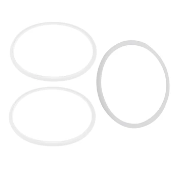 2 Pieces Rubber Gasket Sealing Ring Pressure Cookers 28cm Inside Diameter, Transparent White & 1x 26 cm Inner Diameter
2 Pieces Rubber Gasket Sealing Ring Pressure Cookers 28cm Inside Diameter, Transparent White & 1x 26 cm Inner Diameter