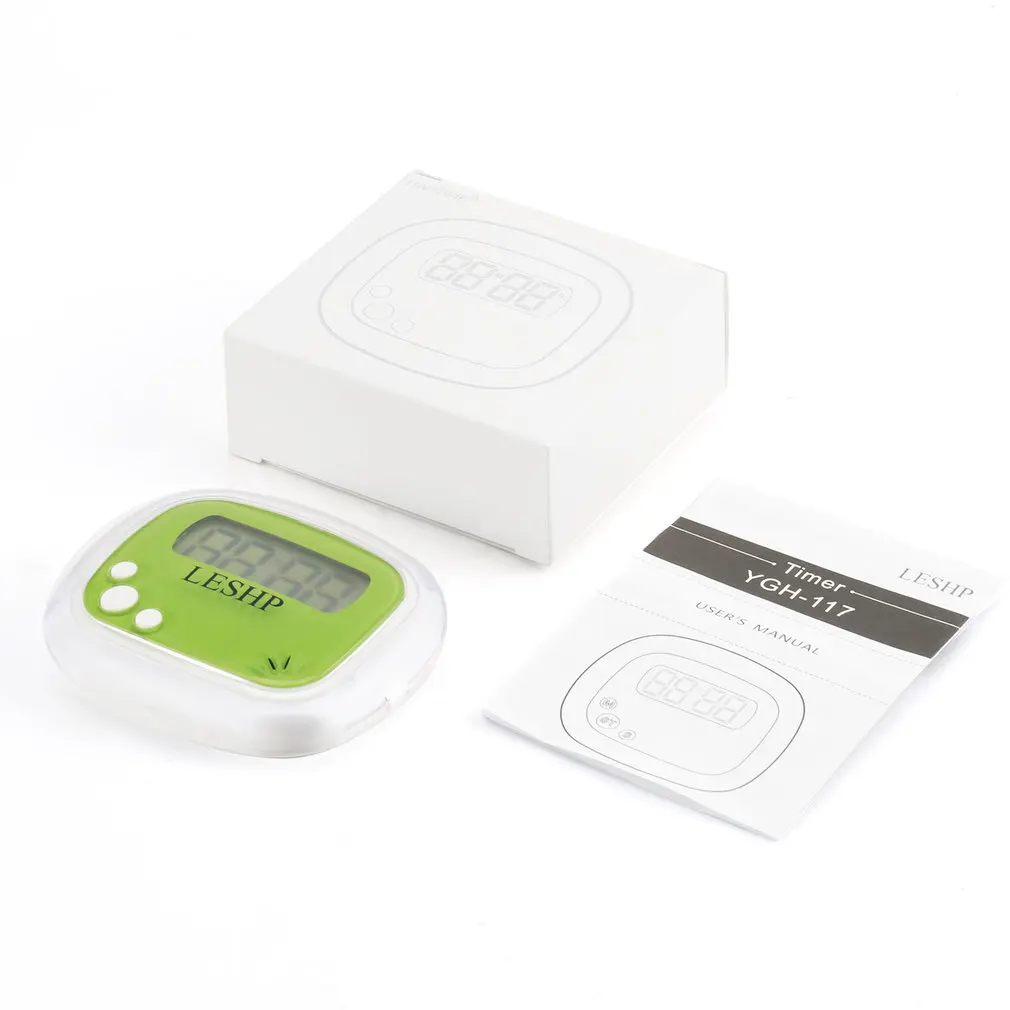 LESHP Portable Mini ABS LCD 4 Digits Display Digital Magnetic Back Kitchen Timer Countdown Timer With Timer Memory Recall
LESHP Portable Mini ABS LCD 4 Digits Display Digital Magnetic Back Kitchen Timer Countdown Timer With Timer Memory Recall