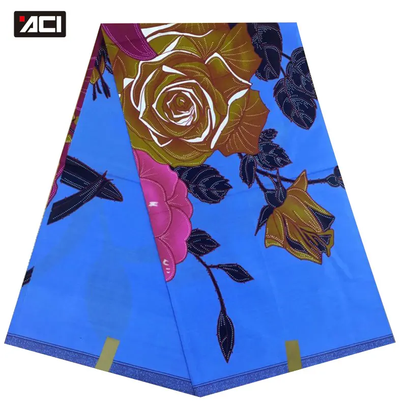 ACI High Quality African Wax Fabric 2019 New Fashion Nigeria Wax Tissu Africain Batik Fabric 6 Yards/Piece For Women Patchwork
ACI High Quality African Wax Fabric 2019 New Fashion Nigeria Wax Tissu Africain Batik Fabric 6 Yards/Piece For Women Patchwork