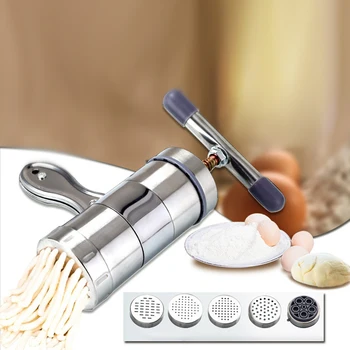 Manual Noodle Makers Pressing Machine Stainless Steel Pasta Machine Cookware Pressing Moulds Making Spaghetti Kitchenware Tools
Manual Noodle Makers Pressing Machine Stainless Steel Pasta Machine Cookware Pressing Moulds Making Spaghetti Kitchenware Tools