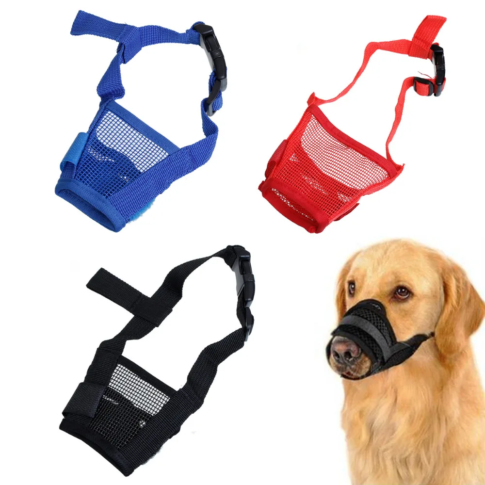 Puppy Pet Dog Muzzle Polyester Adjustable Mask Anti Bark Bite Mesh Soft Mouth Muzzle Grooming Chew Stop For Dogs S M L XL XXL
Puppy Pet Dog Muzzle Polyester Adjustable Mask Anti Bark Bite Mesh Soft Mouth Muzzle Grooming Chew Stop For Dogs S M L XL XXL