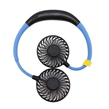 Personal Hand Free Small Fan Rechargeable Mini Portable Soft Silicone Fan with Colorful Lights Two Fans Hanging Around the Neck
Personal Hand Free Small Fan Rechargeable Mini Portable Soft Silicone Fan with Colorful Lights Two Fans Hanging Around the Neck