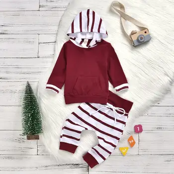 Baby Girls 0-24M Cotton Long Sleeve hoodies + striped pant 2PC Outfits choose sizes 4pcs/lot
Baby Girls 0-24M Cotton Long Sleeve hoodies + striped pant 2PC Outfits choose sizes 4pcs/lot