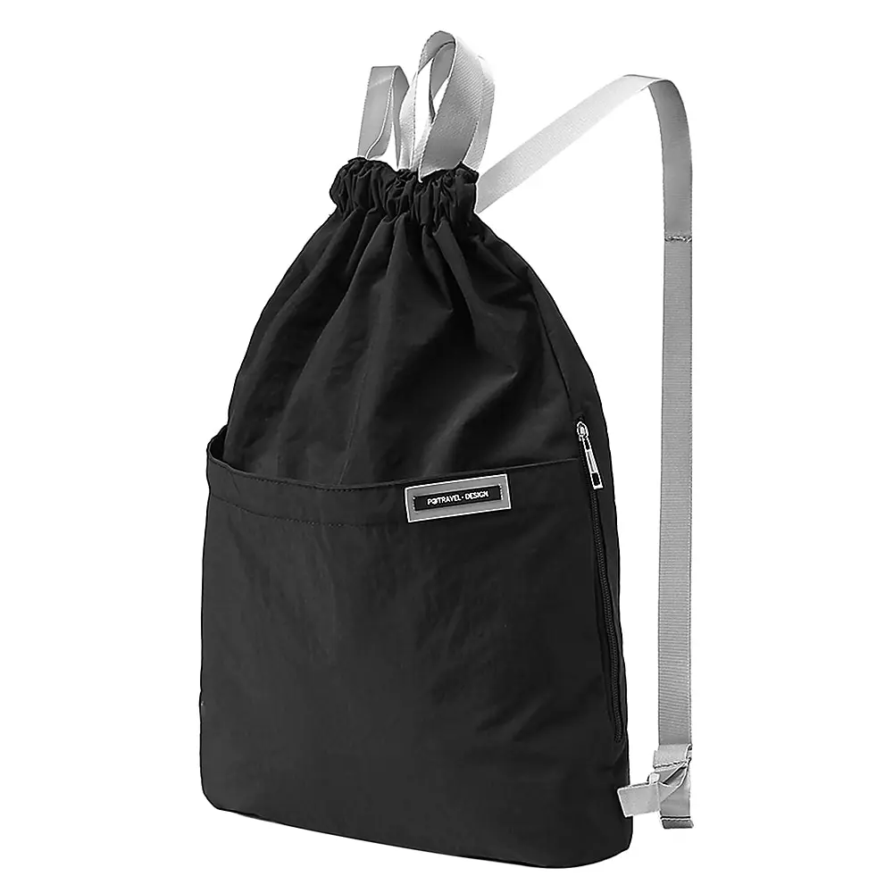 drawstring backpack bag unisex gym string bag gym sack bag with