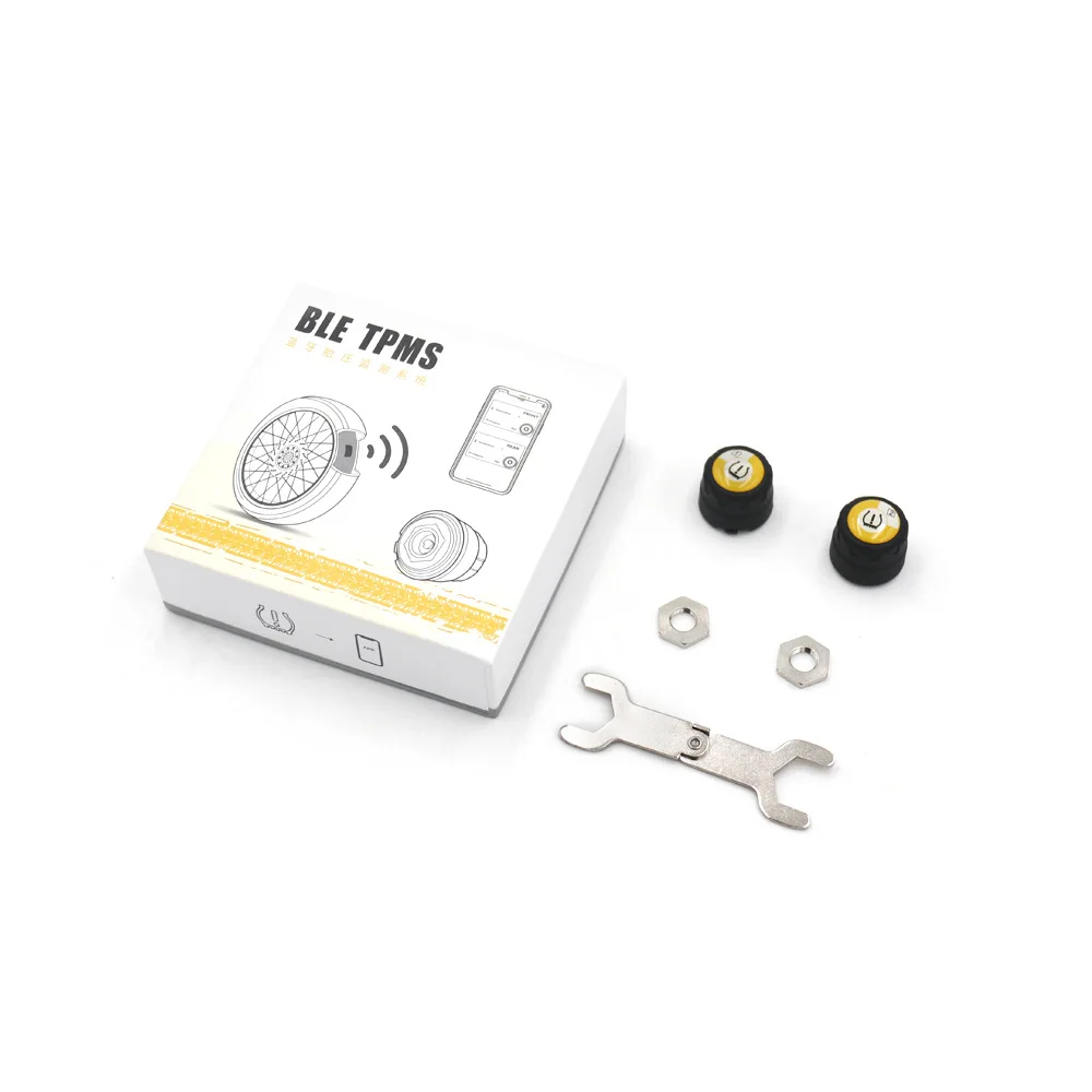 Viecar V100B Motorcycle Bluetooth Tire Pressure Monitoring System TPMS Sensitivity External Sensor Bluetooth 4.0 IOS Android
Viecar V100B Motorcycle Bluetooth Tire Pressure Monitoring System TPMS Sensitivity External Sensor Bluetooth 4.0 IOS Android