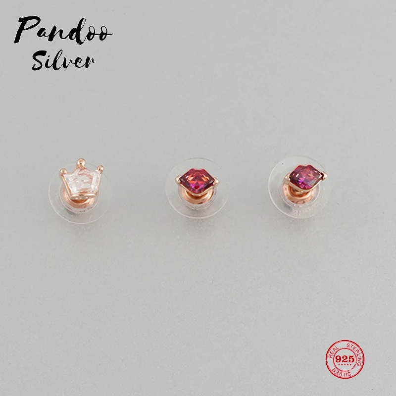 Fashion Charm Sterling Silver Original 1:1 Copy, Flame Red Lips Crown Combination Stud Earrings Women Luxury Jewelry Gifts
Fashion Charm Sterling Silver Original 1:1 Copy, Flame Red Lips Crown Combination Stud Earrings Women Luxury Jewelry Gifts
