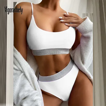 Vigorashely High Wasit Swimwear Women Sexy Bikini Set 2020 Solid Swimsuit Female Brazilian Bikini Bathing Suit Biquini Swim Wear
Vigorashely High Wasit Swimwear Women Sexy Bikini Set 2020 Solid Swimsuit Female Brazilian Bikini Bathing Suit Biquini Swim Wear