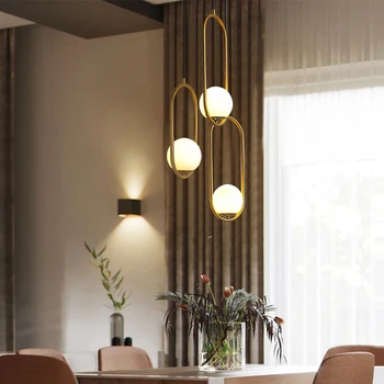High transmittance Minimalist led chandelier hanging glass ball light White lampshade round/oval shape White lampshade 
High transmittance Minimalist led chandelier hanging glass ball light White lampshade round/oval shape White lampshade