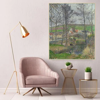 Citon Camille Pissarro《The Banks of the Viosne at Osny in Grey Weather,Winter,1883》Canvas Oil Painting Decor Home Decoration
Citon Camille Pissarro《The Banks of the Viosne at Osny in Grey Weather,Winter,1883》Canvas Oil Painting Decor Home Decoration