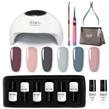 ROSALIND Manicure Set UV LED Lamp For Nails Gel Nail Polish Set Kit Acrylic Nail Kit For Nail Art Dryer Machine Manicure Tools
ROSALIND Manicure Set UV LED Lamp For Nails Gel Nail Polish Set Kit Acrylic Nail Kit For Nail Art Dryer Machine Manicure Tools