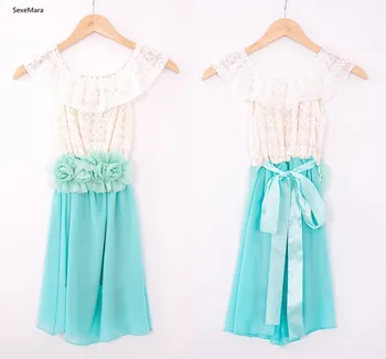 SexeMara Cute Mint Green Flower Girl Dress A Line Jewel Neck Lace Top Chiffon Sash for Belt Kids Clothes Custom Made
SexeMara Cute Mint Green Flower Girl Dress A Line Jewel Neck Lace Top Chiffon Sash for Belt Kids Clothes Custom Made
