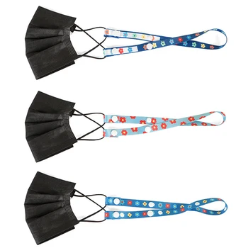 Adjustable Face Mask Lanyard Handy Convenient Safe Facemask Rest&ear Holder Rope Hanging Neck Rope Protection Halter Ropes Cover