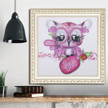 Diy Shaped Frameless Diamond Painting Cartoon Pink Owl Living Room Bedroom Explosion Decorative Painting Diamond Drawing
Diy Shaped Frameless Diamond Painting Cartoon Pink Owl Living Room Bedroom Explosion Decorative Painting Diamond Drawing
