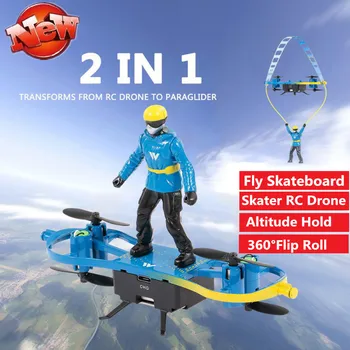 RC Stunt Paragliding LeadingStar Flight Mode Skater Shaped Aircraft 360 Degree Flip Rolling Altitude Hold Remote Control drone
RC Stunt Paragliding LeadingStar Flight Mode Skater Shaped Aircraft 360 Degree Flip Rolling Altitude Hold Remote Control drone