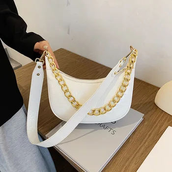 Crocodile Pattern PU Leather Crossbody Bags For Women 2020 Wild Chain Solid Color Handbags Lady Shoulder Messenger Dumpling Bag
Crocodile Pattern PU Leather Crossbody Bags For Women 2020 Wild Chain Solid Color Handbags Lady Shoulder Messenger Dumpling Bag