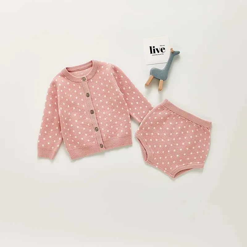Children's Polka Dot Fashion Clothing Sets New New Autumn Kids Casual Cardigan And Shorts Outfits Infant Lovely Winter Clothes
Children's Polka Dot Fashion Clothing Sets New New Autumn Kids Casual Cardigan And Shorts Outfits Infant Lovely Winter Clothes