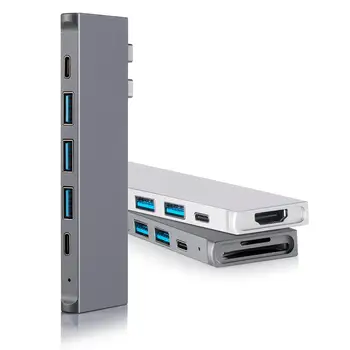 USB 3.1 Type-C Hub To HDMI Adapter USB-C Hub TF Reader Type C HDMI USB 3.0 Adapter for Thunder-bolt
USB 3.1 Type-C Hub To HDMI Adapter USB-C Hub TF Reader Type C HDMI USB 3.0 Adapter for Thunder-bolt
