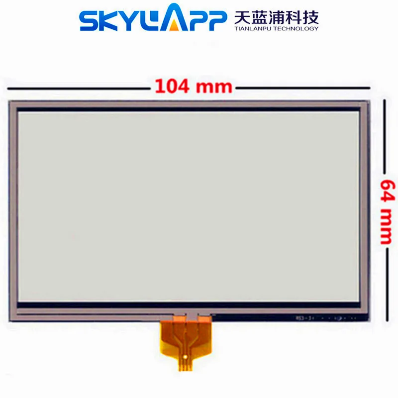 

New 4.3''Inch TouchScreen 4 Wire For Tomtom One XL Canada 310 Resistance Handwritten Touch Panel Screen Digitizer Glass