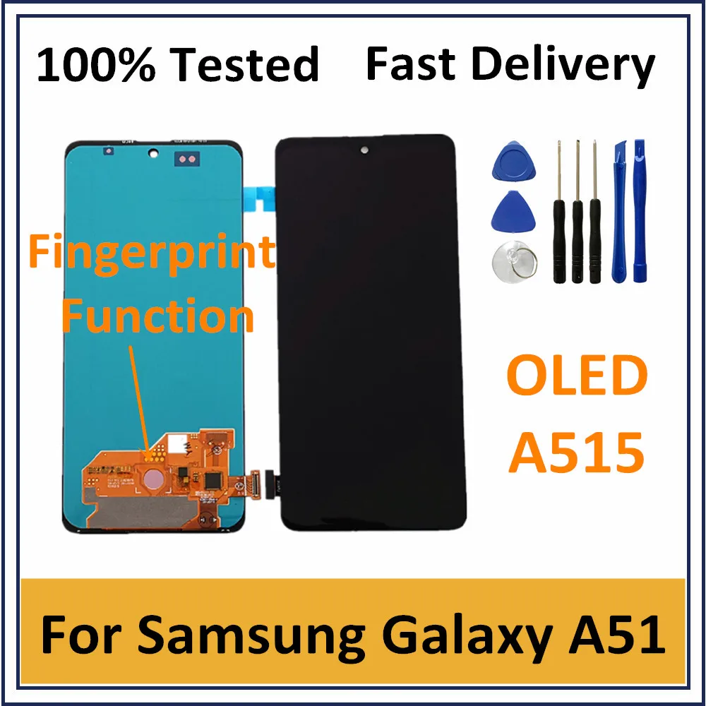 AAA Quality OLED Display For Samsung Galaxy A51 LCD Touch Screen Digitizer Assembly Pantalla A515 A515F A515F/DS A515FD Screen
AAA Quality OLED Display For Samsung Galaxy A51 LCD Touch Screen Digitizer Assembly Pantalla A515 A515F A515F/DS A515FD Screen