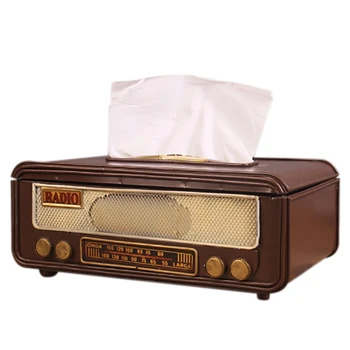 Retro Radio Shape Tissue Box Napkin Storage Box Container Tissue Holder Tissue Box Home Bar Office
Retro Radio Shape Tissue Box Napkin Storage Box Container Tissue Holder Tissue Box Home Bar Office