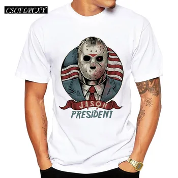 2019 Men Jason For President Printed T-Shirt Hipster Punk Cool T Shirts Short Sleeve Casual Tops 
2019 Men Jason For President Printed T-Shirt Hipster Punk Cool T Shirts Short Sleeve Casual Tops