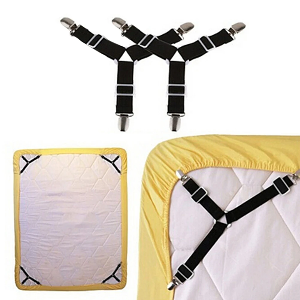 Adjustable Bed Sheet Clips Cover Grippers Holder Mattress Duvet Blanket Fastener Straps Fixing Slip-Resistant Belt
Adjustable Bed Sheet Clips Cover Grippers Holder Mattress Duvet Blanket Fastener Straps Fixing Slip-Resistant Belt