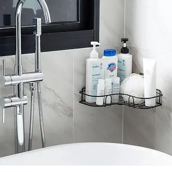 Corner Bathroom Shelves Storage Wall Mounted Durable Shower Caddy Organizer Rack for Kitchen Toilet Shower Dorm Adhesive Hook 
Corner Bathroom Shelves Storage Wall Mounted Durable Shower Caddy Organizer Rack for Kitchen Toilet Shower Dorm Adhesive Hook