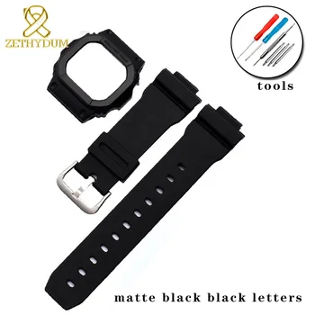 Silicone Rubber watch strap and case for DW-5600E GW-5000 DW-5030 GW-M5610 GW-M5630A GB-5600B watch band transparent watchband
Silicone Rubber watch strap and case for DW-5600E GW-5000 DW-5030 GW-M5610 GW-M5630A GB-5600B watch band transparent watchband