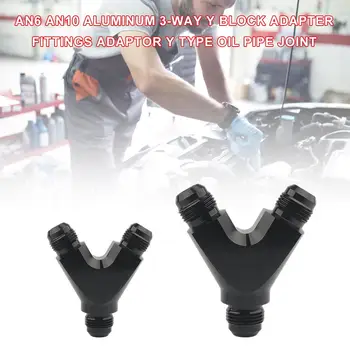 AN6 AN10 Aluminum 3-way Y Block Adapter Fittings Adaptor Y Type Oil Pipe Joint Universal for braided fuel lines oil/fuel/water
AN6 AN10 Aluminum 3-way Y Block Adapter Fittings Adaptor Y Type Oil Pipe Joint Universal for braided fuel lines oil/fuel/water