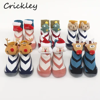 Cute Cartoon Christmas Doll Modelling Baby Socks Shoes for 1-4 Years Toddler Girls Boys Non Slip Warm Indoor Floor Socks Shoes
Cute Cartoon Christmas Doll Modelling Baby Socks Shoes for 1-4 Years Toddler Girls Boys Non Slip Warm Indoor Floor Socks Shoes