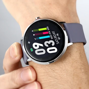K16 IP67 Waterproof 1.3 Inch Full Round Touch Screen Heart Rate Blood Smart Sports Watch
K16 IP67 Waterproof 1.3 Inch Full Round Touch Screen Heart Rate Blood Smart Sports Watch