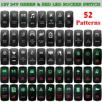 12V 24V Car Boat Rocker Switchs 5 Pins Dual Green Red LED Lights Rocker Switch Button for Marine Caravan 4x4
12V 24V Car Boat Rocker Switchs 5 Pins Dual Green Red LED Lights Rocker Switch Button for Marine Caravan 4x4