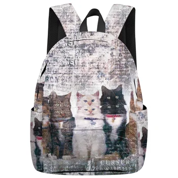 A Cat On A Retro Abstract Background Backpack Interior Key Chain Holder Luxury Backpack Arcuate Shoulder Strap
A Cat On A Retro Abstract Background Backpack Interior Key Chain Holder Luxury Backpack Arcuate Shoulder Strap