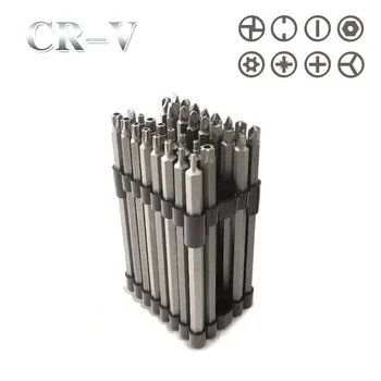 32pcs 150mm Multi-function Torx Screwdriver Bits Set 6.35mm Hex Shank Repair Kit
32pcs 150mm Multi-function Torx Screwdriver Bits Set 6.35mm Hex Shank Repair Kit