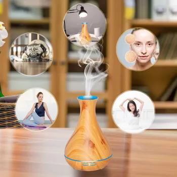 Humidifier Electric Aroma Air Diffuser Wood Ultrasonic Air Humidifier Essential Oil Aromatherapy Cool Mist Maker For Home#gb40
Humidifier Electric Aroma Air Diffuser Wood Ultrasonic Air Humidifier Essential Oil Aromatherapy Cool Mist Maker For Home#gb40
