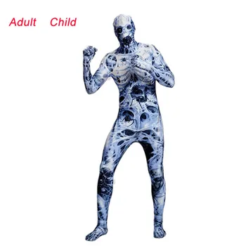 Kids Adult Spider Zombie Unisex Horror Spider Hooded Elasticity Scary Catsuit Bodysuit Foot Pants Zentai Halloween Costume 
Kids Adult Spider Zombie Unisex Horror Spider Hooded Elasticity Scary Catsuit Bodysuit Foot Pants Zentai Halloween Costume