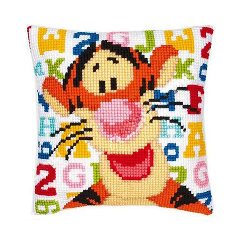 Cute Tiger Cross-stitch Kits Latch Hook Pillow Embroidery Kits Embroidery Stair Carpet Mats Stitch Threads Carpet Embroidery Yar
Cute Tiger Cross-stitch Kits Latch Hook Pillow Embroidery Kits Embroidery Stair Carpet Mats Stitch Threads Carpet Embroidery Yar