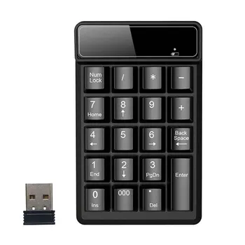 2.4GHz Numeric Keypad Desktop Computer 19 Keys Mini USB Lightweight Notebook Easy Operate Keyboard External Portable Universal
2.4GHz Numeric Keypad Desktop Computer 19 Keys Mini USB Lightweight Notebook Easy Operate Keyboard External Portable Universal