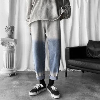 Autumn Hip Hop Jeans Men's Slim Fashion Gradient Color Casual Jean Pants Men Street Wild Straight Denim Trousers Male M-2XL
Autumn Hip Hop Jeans Men's Slim Fashion Gradient Color Casual Jean Pants Men Street Wild Straight Denim Trousers Male M-2XL