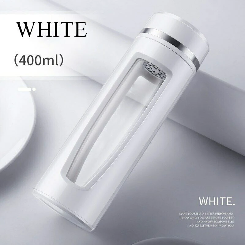 Glass Water Bottle Insulated Brief Leak Proof Kettle Portable with Tea Infuser Home Office BJStore
Glass Water Bottle Insulated Brief Leak Proof Kettle Portable with Tea Infuser Home Office BJStore