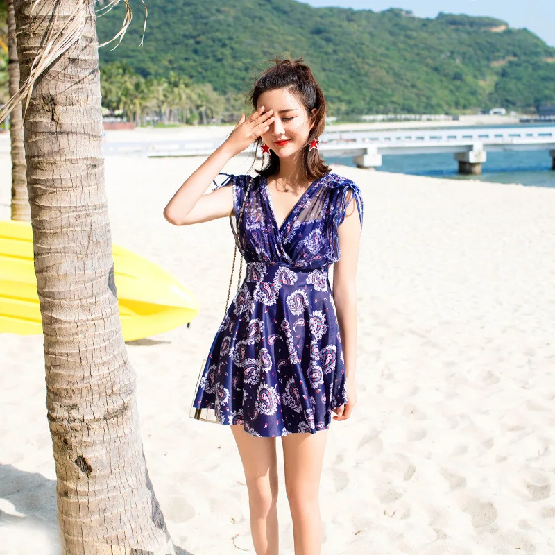 2018 New Style Large Size Bathing Suit Fashion Sexy Underwire Slim Fit Slimming Split Skirt-Boxer Two-Piece Bathing Suit
2018 New Style Large Size Bathing Suit Fashion Sexy Underwire Slim Fit Slimming Split Skirt-Boxer Two-Piece Bathing Suit