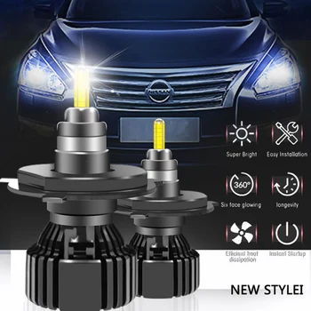3D 48PCS Chips H4 H1 H7 H8 H11 LED Lamp Car Headlight 70W Bulbs HB4 HB3 HIR2 9012 H3 360 degree 6000K 18000LM 12V Auto Light
3D 48PCS Chips H4 H1 H7 H8 H11 LED Lamp Car Headlight 70W Bulbs HB4 HB3 HIR2 9012 H3 360 degree 6000K 18000LM 12V Auto Light