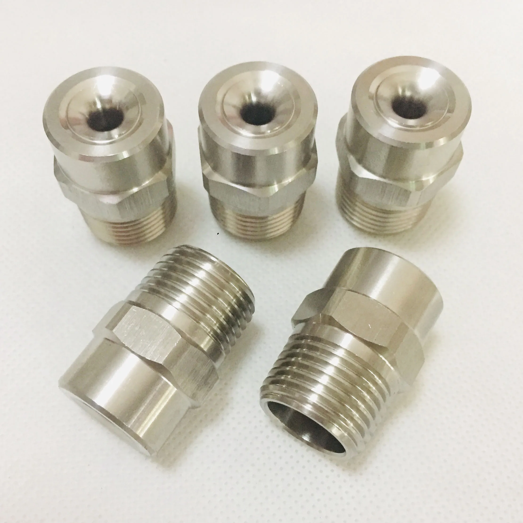 

( 10 pcs/lot ) 1/8" 1/4" 3/8" 1/2" 3/4" 1" BSPT 304 stainless steel wide angle water jet nozzle full cone spray nozzle